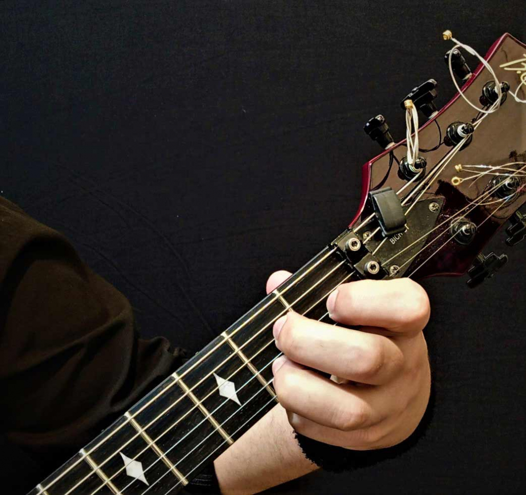 آکورد لا ماژور 7 گیتار الکنریک