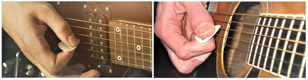 نحوه گرفتن پیک گیتار