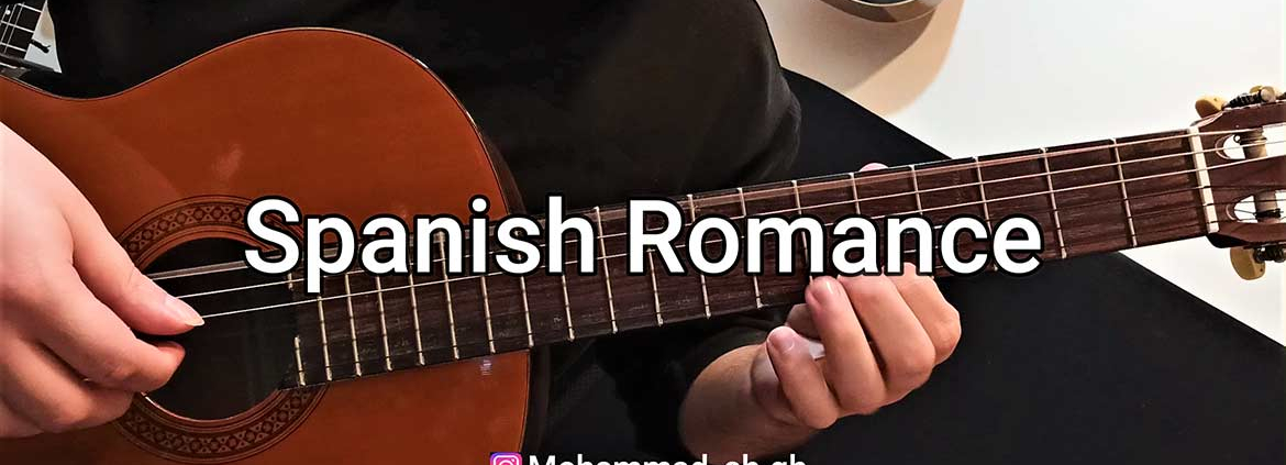آموزش گیتار، آهنگ SPANISH ROMANCE (قسمت اول)